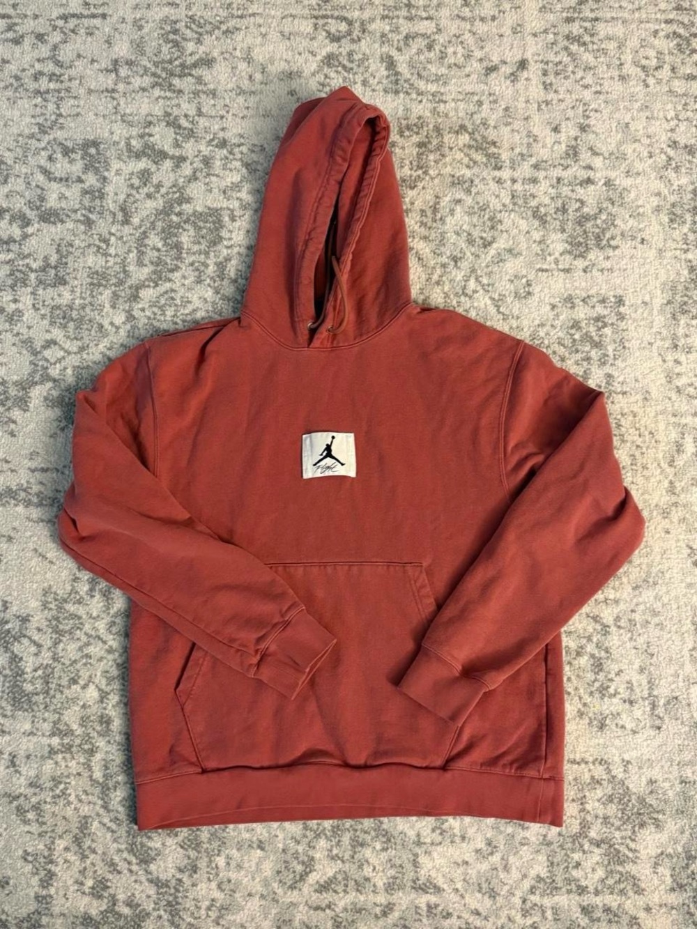 Men’s Medium Jordan Flight Salmon/Rust Hoodie